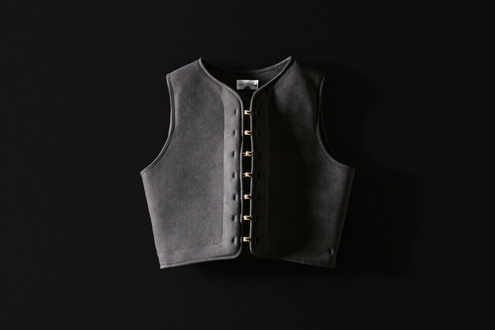 Hero shot of UNDR Support Compression Vest with 3-row closure