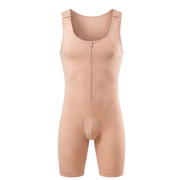 Beige compression base layer on a white background