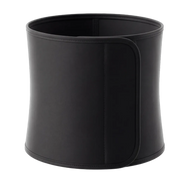 Black waist trainer on a white background