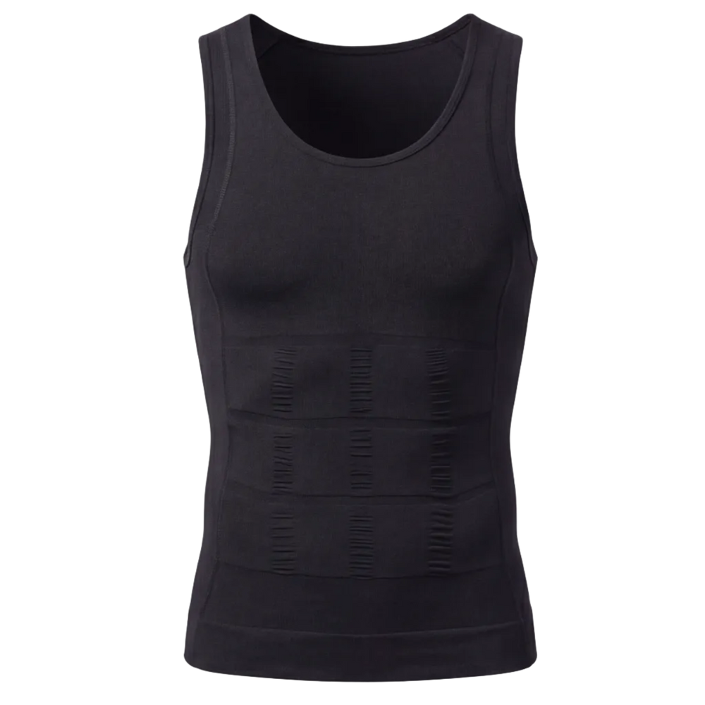 Black tank top on a white background