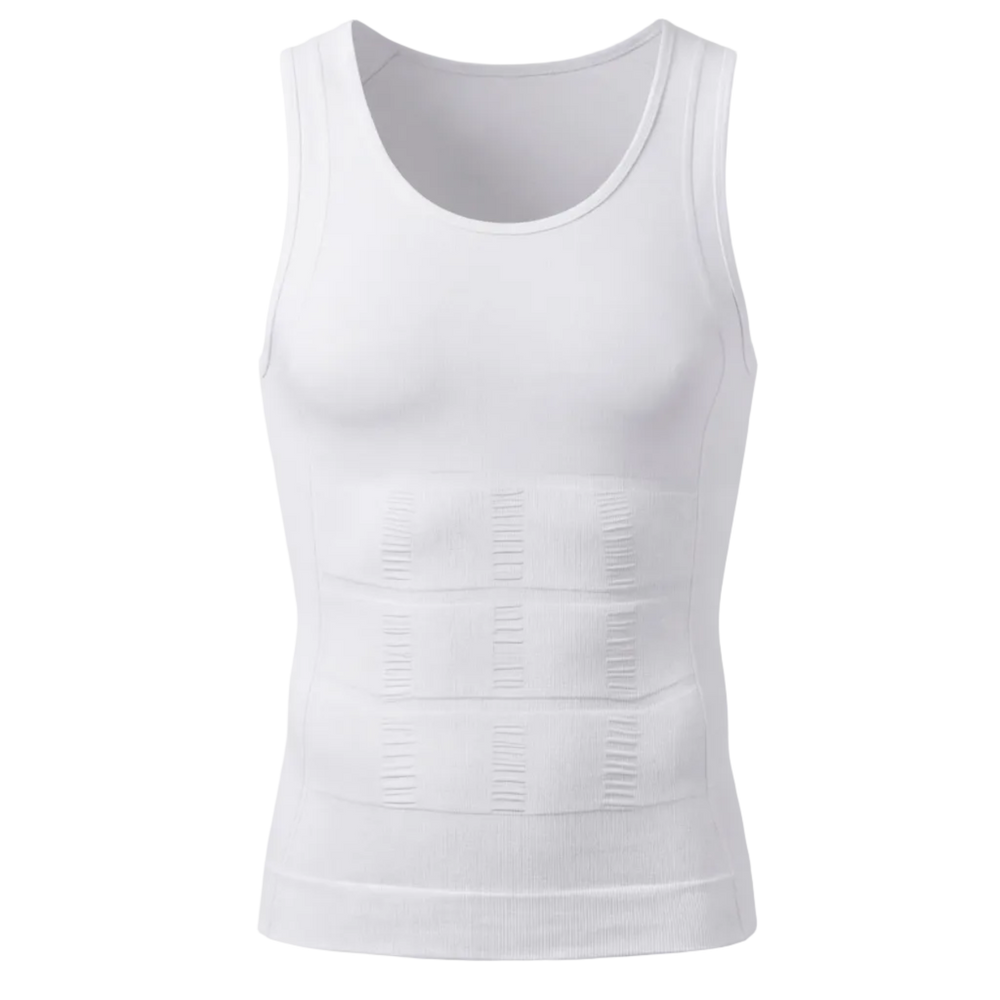 White tank top on a white background