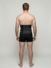Rear view of the UNDR Core Support Band, lumbar support panel